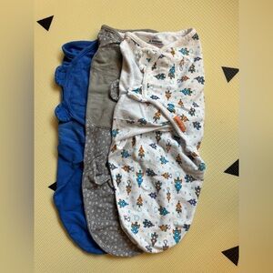 Set of 3 SwaddleMe size L swaddles 3-6 months